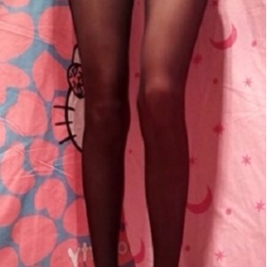 軟萌妹子小仙風黑絲高跟鞋