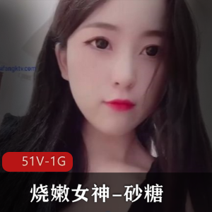 砂糖：烧嫩女神，长腿A4腰，九尾姿势，51V，1G