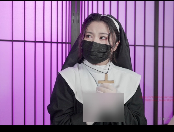 沉浸在芭芭拉的精彩画面中网红NaNa娜娜的修女作品of版[1V+1.76G]