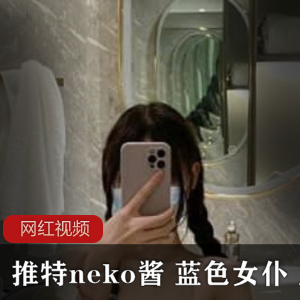推特上的蓝色女仆居家作品