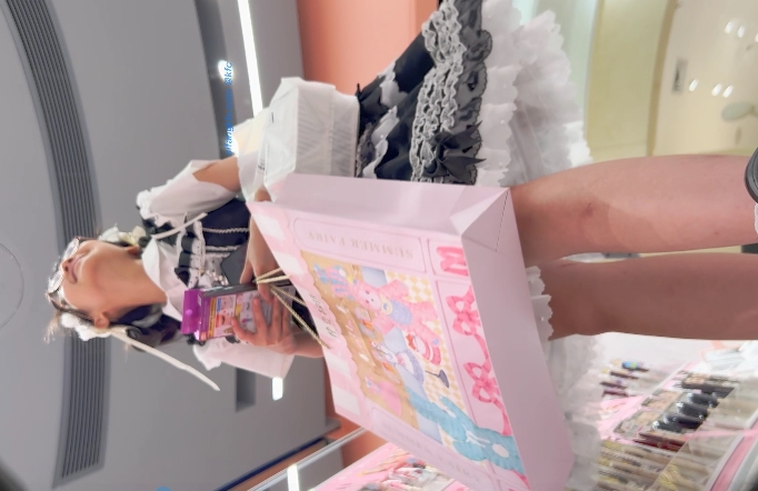 洛麗塔一刻鍾零距離透明内美女欣賞