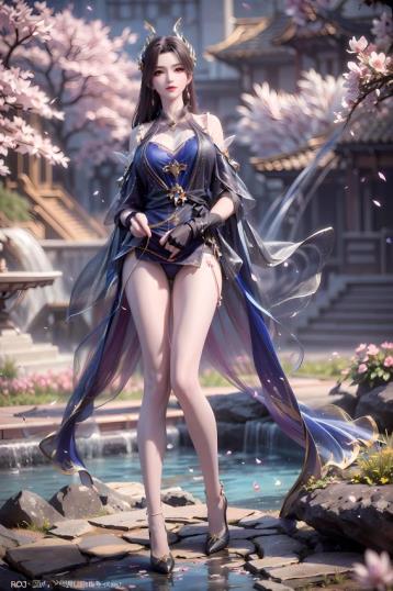 妖女曹颖AI绘画4K图集78页527M性感撩人