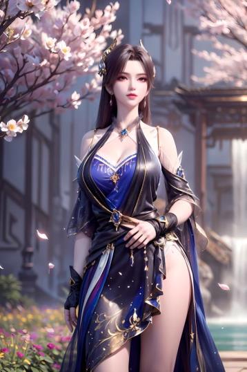 妖女曹颖AI绘画4K图集78页527M性感撩人