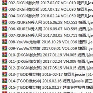 尤物馆婕西儿作品套图5+17套8.95G火辣
