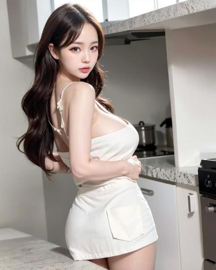 奶妈日常拟实画风AI绘画68张189MB太丰满
