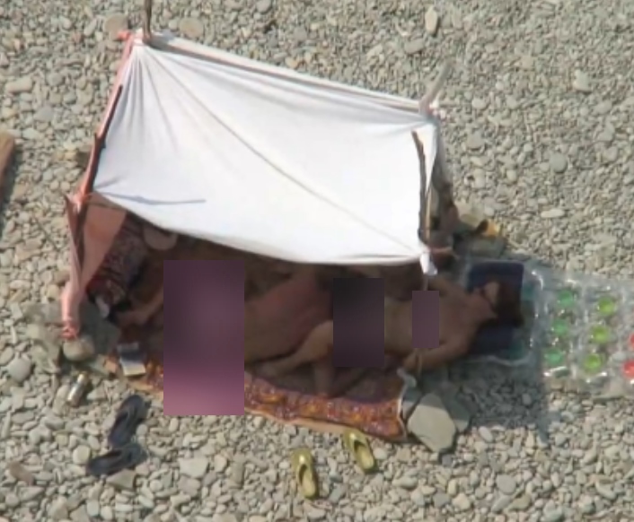 阳台帐篷事件45V201G男女热舞太感觉